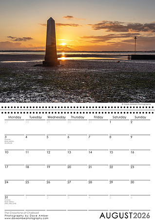 Leigh on Sea Calendar 2026 August