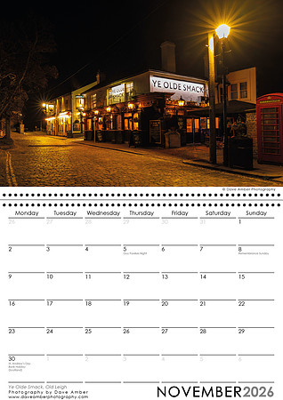 Leigh on Sea Calendar 2026 November
