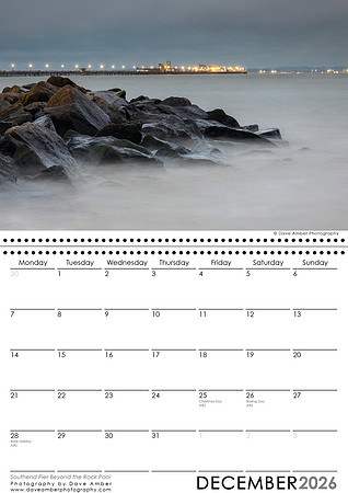 Southend on Sea Calendar 2026 December
