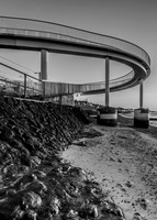 Gypsy Bridge Black and White Portrait