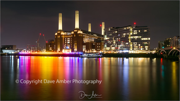 Battersea Power Station from the riverbank