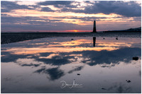 Crowstone at sunset