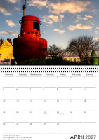 Leigh on Sea Calendar April 2027 Cockle Spit Row Buoy