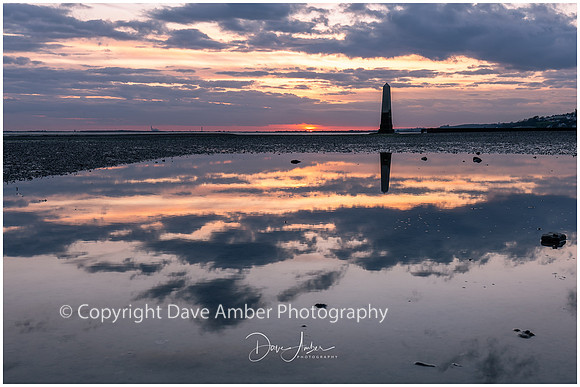Crowstone at sunset
