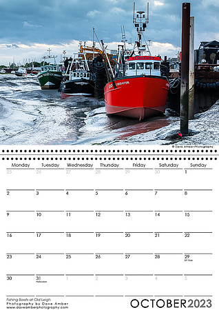 Leigh on Sea Calendar October 2023