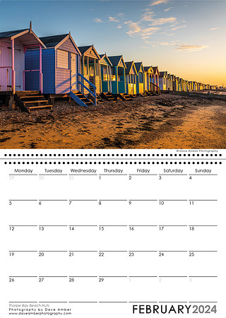 Southend on Sea Calendar February 2024