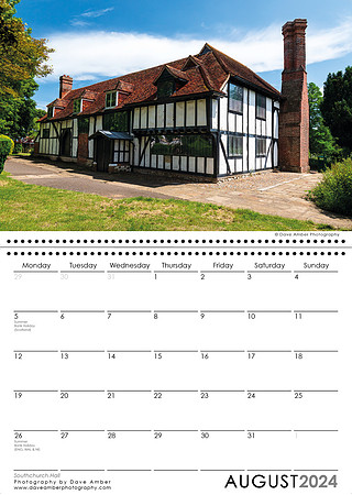 Southend on Sea Calendar August 2024