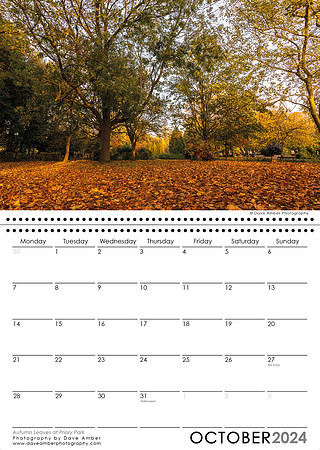 Southend on Sea Calendar October 2024