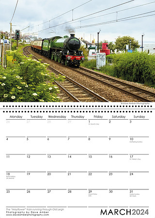 Leigh on Sea Calendar March 2024