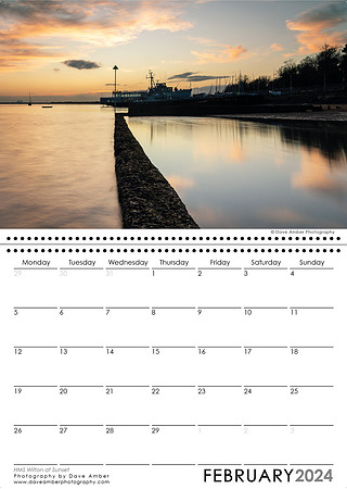 Leigh on Sea Calendar February 2024
