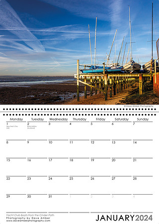 Leigh on Sea Calendar January 2024
