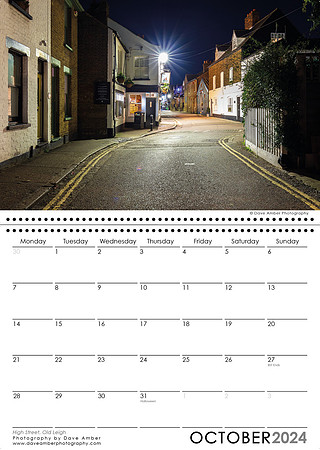 Leigh on Sea Calendar October 2024