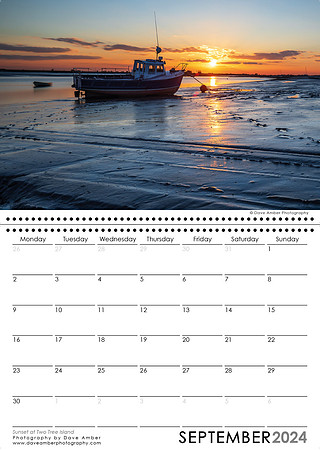 Leigh on Sea Calendar September 2024