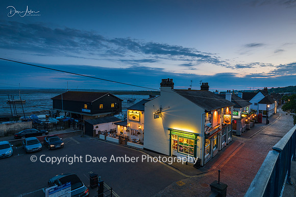 Old Leigh at sunset
