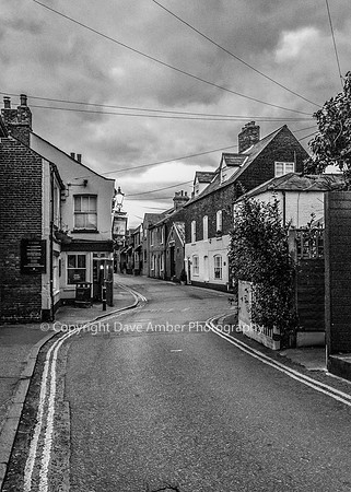 Old Leigh High Street Black and White Portrait