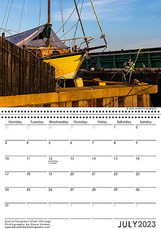 Leigh on Sea Calendar July 2023