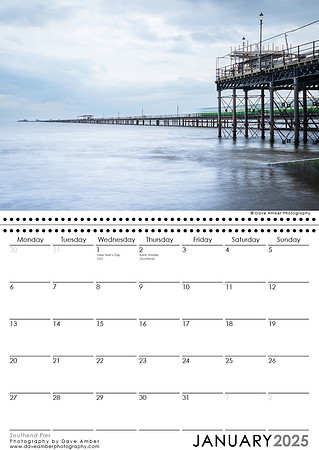 Southend on Sea Calendar January 2025