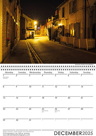 Leigh on Sea Calendar 2025 December