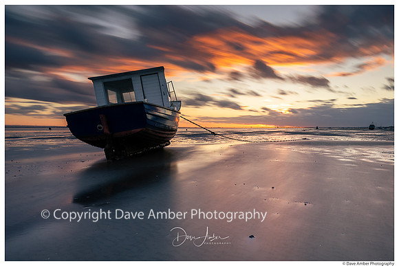 Autumn sunset Thorpe Bay ("Best Mate")