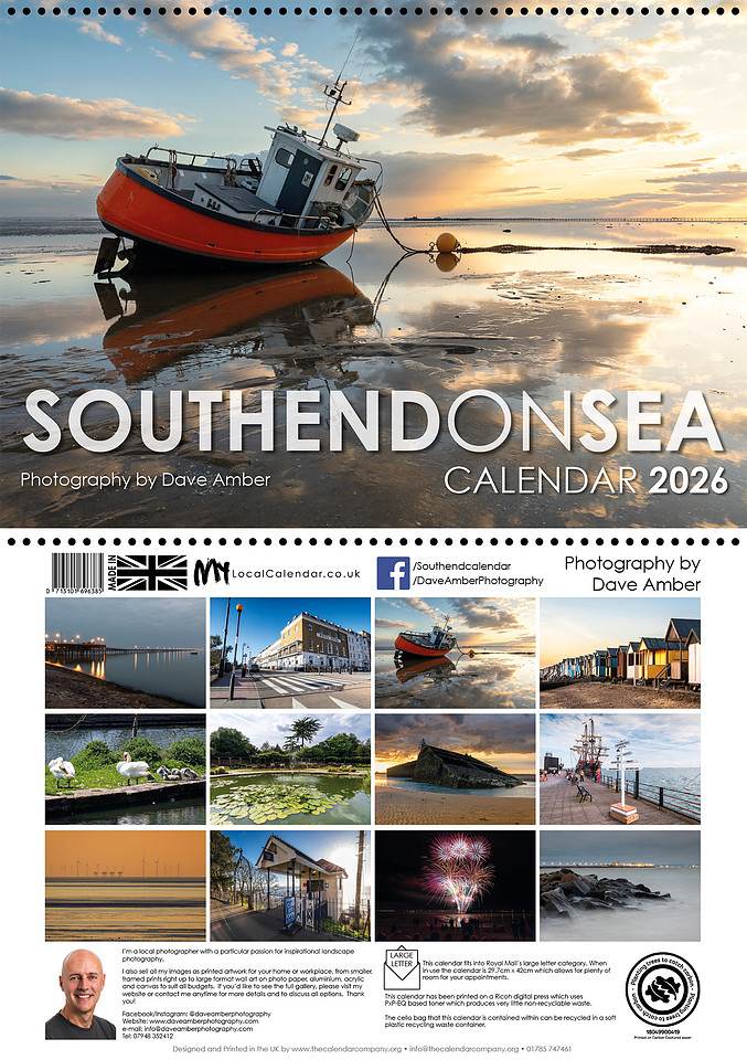 Southend on Sea Calendar 2026