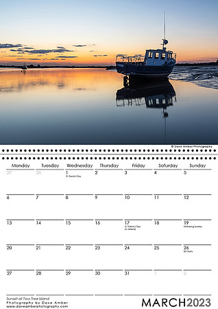 Leigh on Sea Calendar March 2023